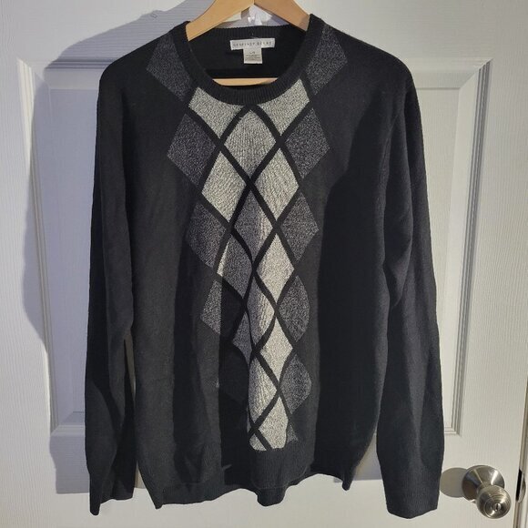 Geoffrey Beene Crew Neck Sweater-Men's LG‎ - Picture 1 of 5